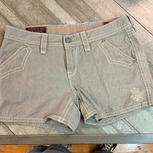 Rock Revival khaki Plaid Shorts